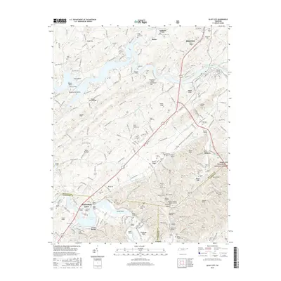 2016 Map of Bluff City, 2016 Print