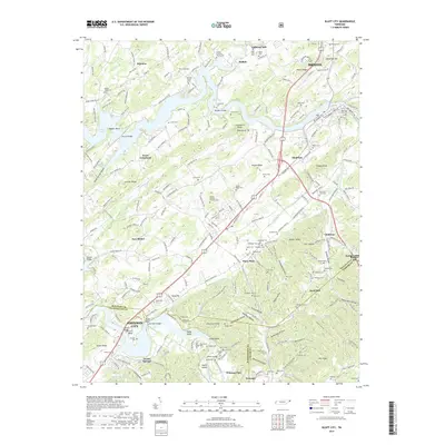 2019 Map of Bluff City, 2019 Print