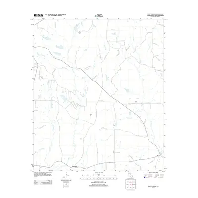 2012 Map of Bluff Creek, 2012 Print