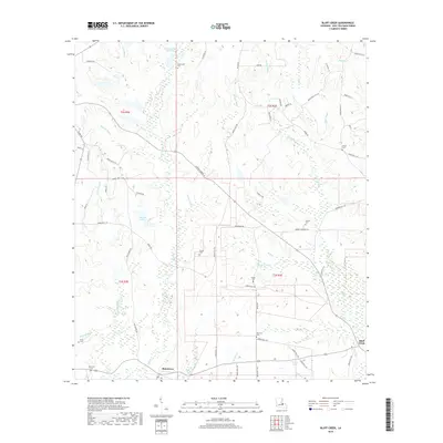 2018 Map of Bluff Creek, 2018 Print