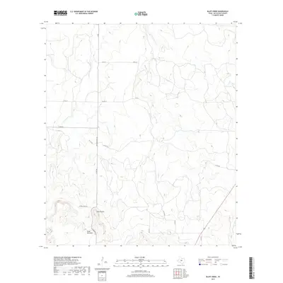 2019 Map of Bluff Creek, 2019 Print