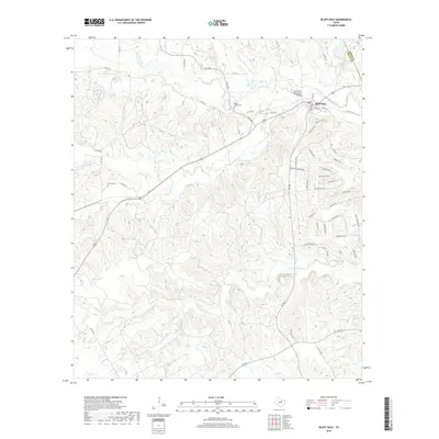 2019 Map of Bluff Dale, 2019 Print