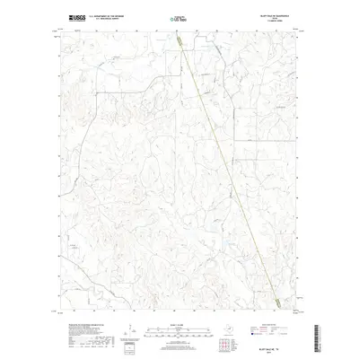 2019 Map of Bluff Dale NE, 2019 Print