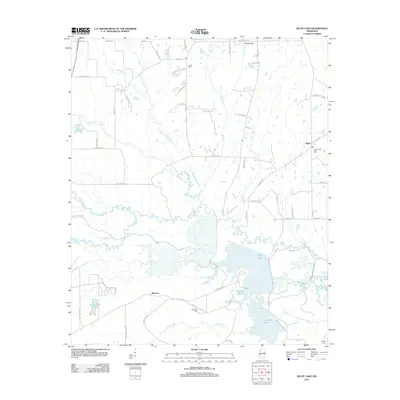 2012 Map of Bluff Lake, 2012 Print