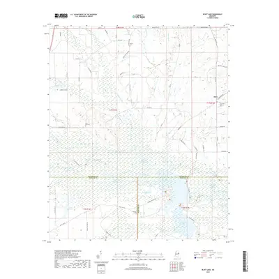 2018 Map of Bluff Lake, 2018 Print