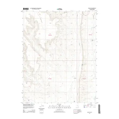 2014 Map of Bluff NW, 2014 Print