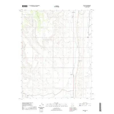 2020 Map of Bluff NW, 2020 Print