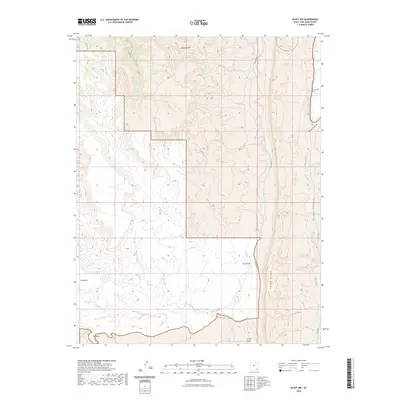 2023 Map of Bluff NW, 2023 Print