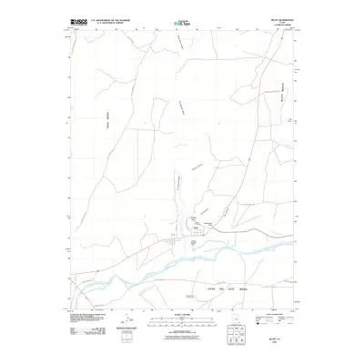 2010 Map of Bluff, 2010 Print