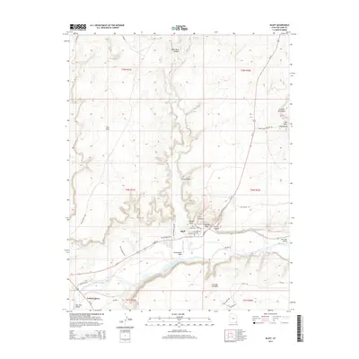 2014 Map of Bluff, 2014 Print