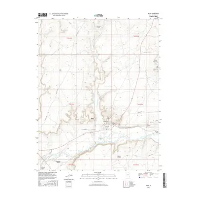 2017 Map of Bluff, 2017 Print