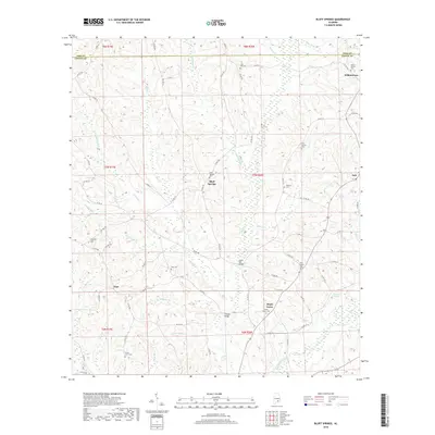 2018 Map of Bluff Springs, 2018 Print