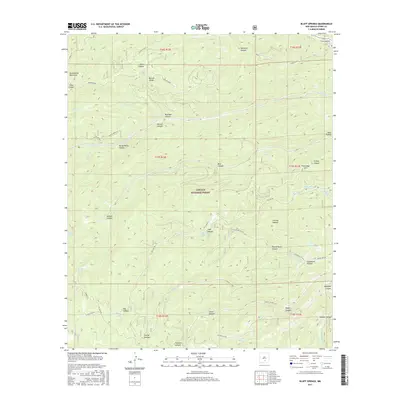 2017 Map of Bluff Springs, 2017 Print