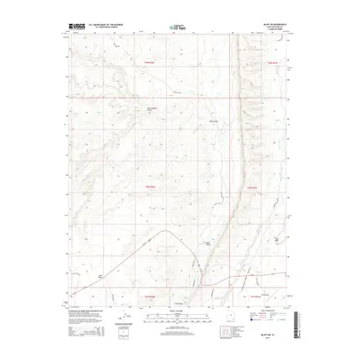 2014 Map of Bluff SW, 2014 Print