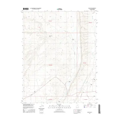 2017 Map of Bluff SW, 2017 Print