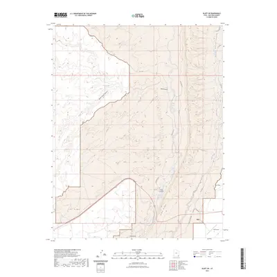 2023 Map of Bluff SW, 2023 Print