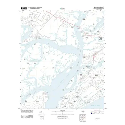 2011 Map of Bluffton, 2011 Print