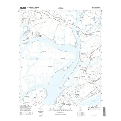 2014 Map of Bluffton, 2014 Print