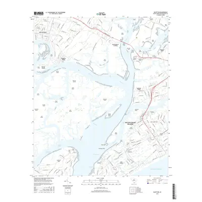 2017 Map of Bluffton, 2017 Print