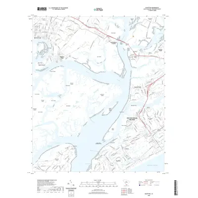2020 Map of Bluffton, 2020 Print