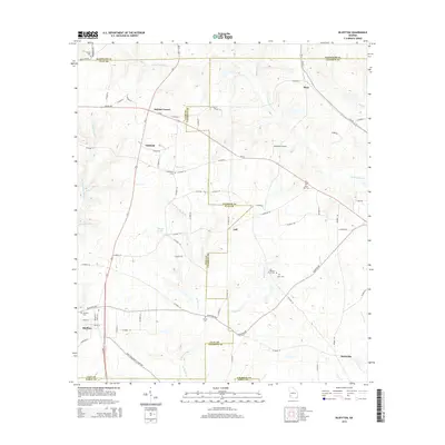 2014 Map of Bluffton, 2014 Print