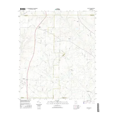 2017 Map of Bluffton, 2017 Print