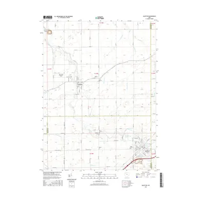 2016 Map of Bluffton, 2016 Print