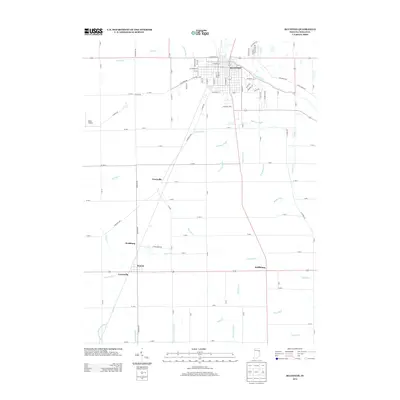 2013 Map of Bluffton, 2013 Print