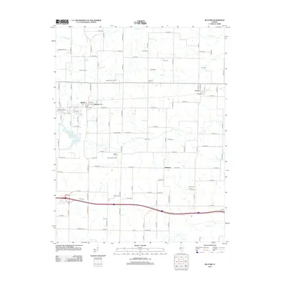 2012 Map of Bluford, 2012 Print
