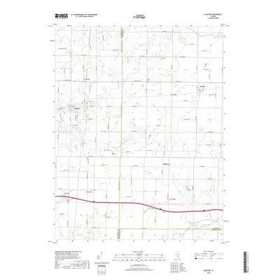 2018 Map of Bluford, 2018 Print