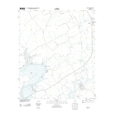 2012 Map of Blum, 2012 Print