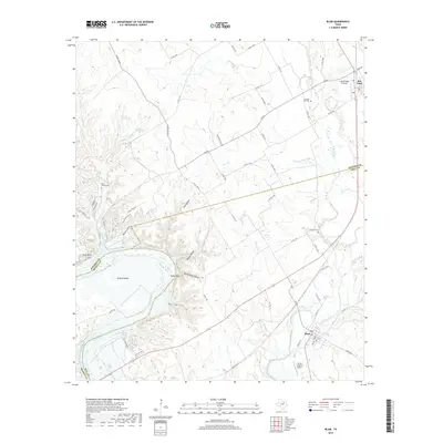 2019 Map of Blum, 2019 Print