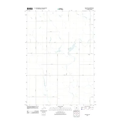 2012 Map of Blunt NE, 2012 Print