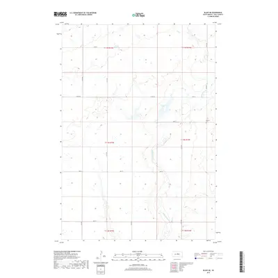 2017 Map of Blunt NE, 2017 Print