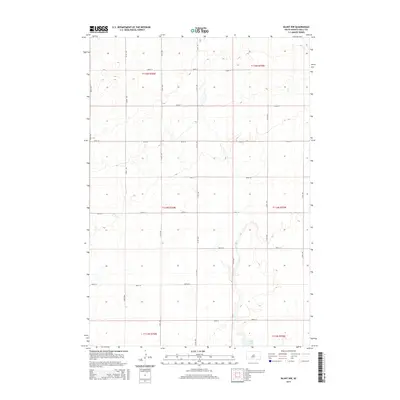 2015 Map of Blunt NW, 2015 Print
