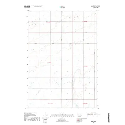 2017 Map of Blunt NW, 2017 Print