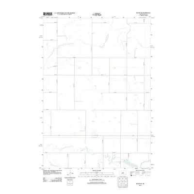 2012 Map of Blunt SE, 2012 Print