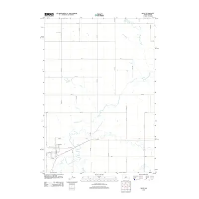 2012 Map of Blunt, 2012 Print