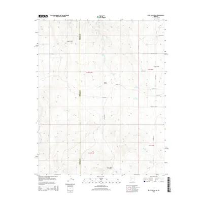 2014 Map of Blye Canyon NE, 2014 Print