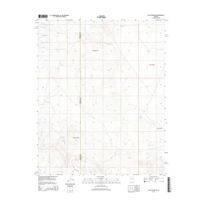 2014 Map of Blye Canyon SE, 2014 Print