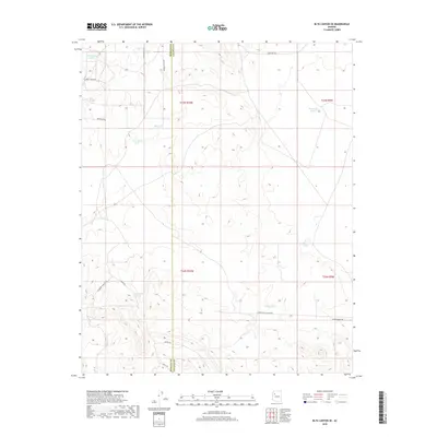 2018 Map of Blye Canyon SE, 2018 Print