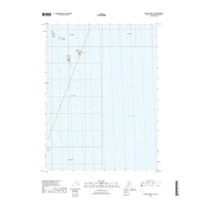 2018 Map of Blying Sound C-7 SW, 2018 Print