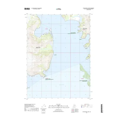 2017 Map of Blying Sound C-8 NW, 2017 Print