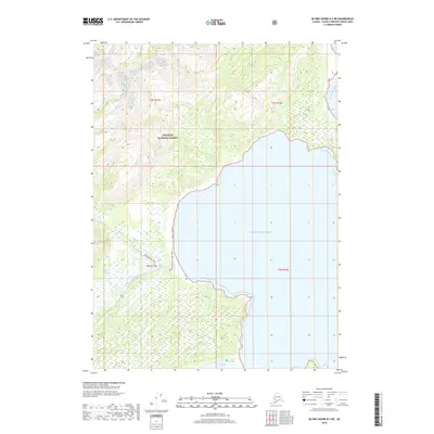 2018 Map of Blying Sound D-2 NE, 2018 Print