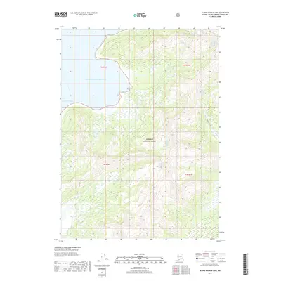 2018 Map of Blying Sound D-2 NW, 2018 Print