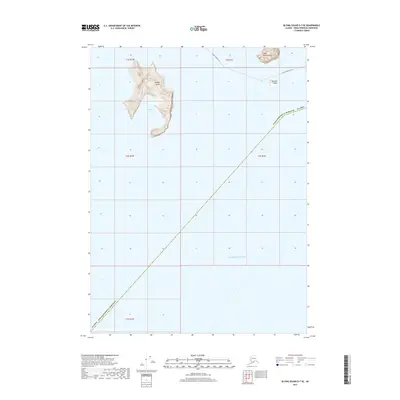 2017 Map of Blying Sound D-7 SE, 2017 Print