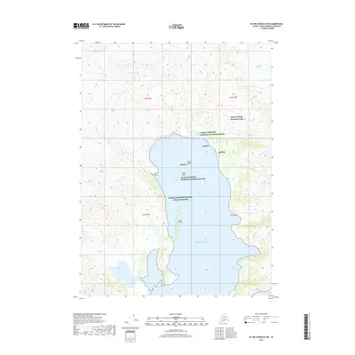 2017 Map of Blying Sound D-8 NE, 2017 Print