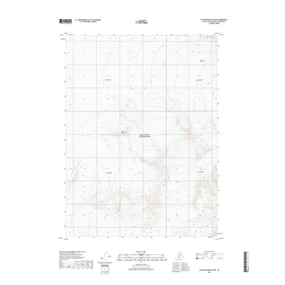 2017 Map of Blying Sound D-8 NW, 2017 Print