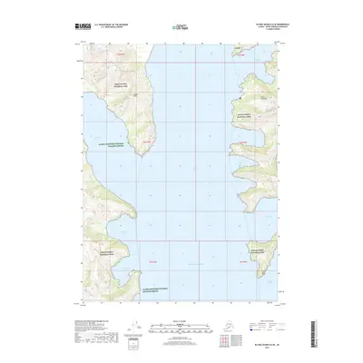 2017 Map of Blying Sound D-8 SE, 2017 Print
