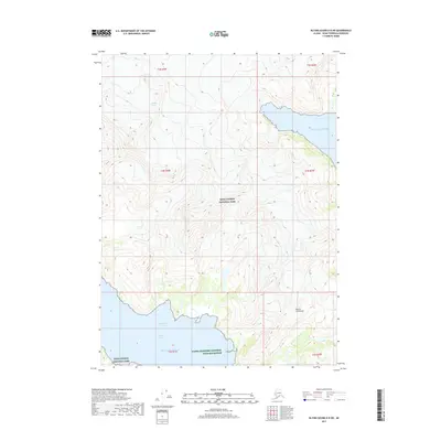 2017 Map of Blying Sound D-8 SW, 2017 Print
